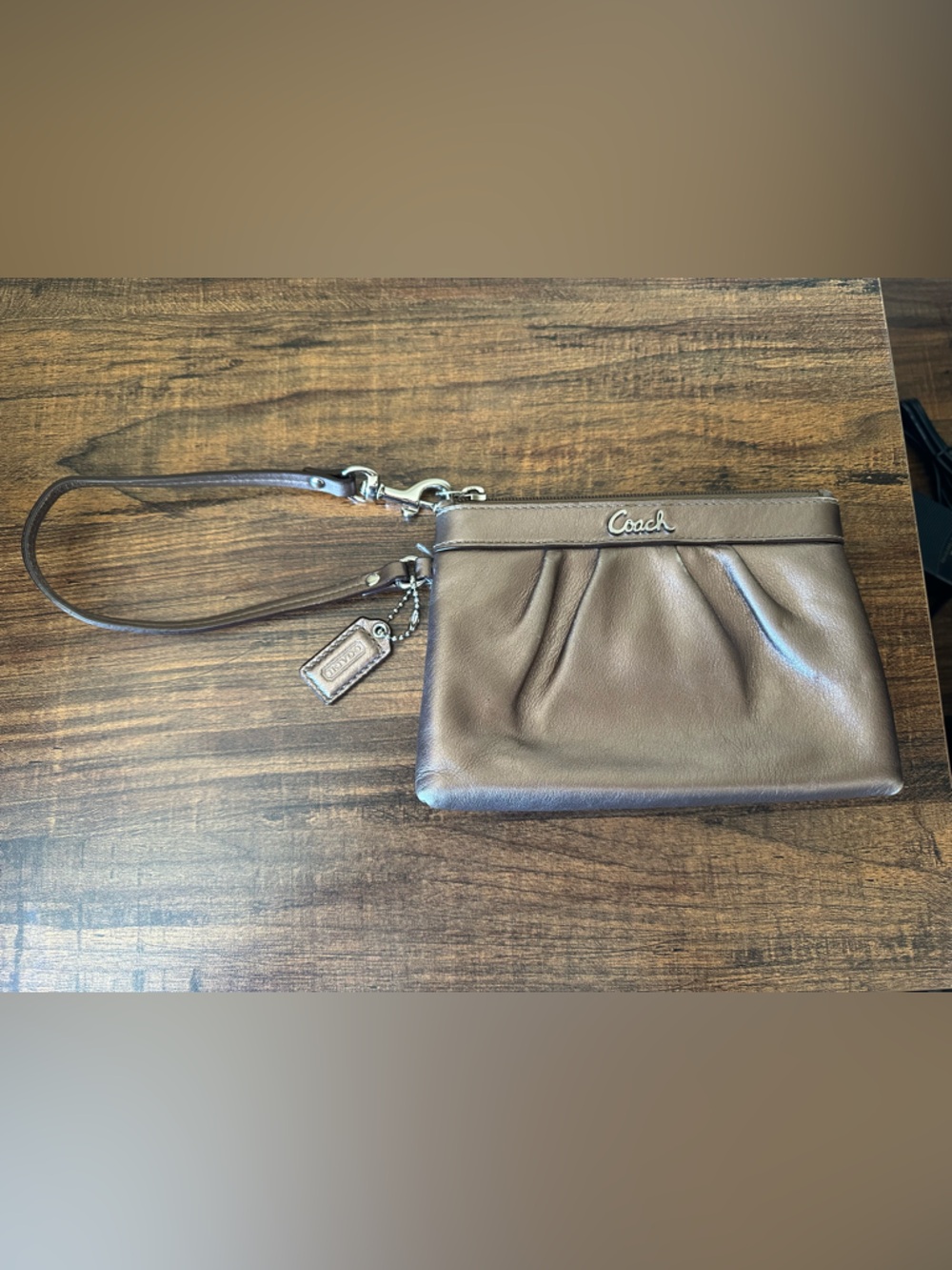 Coach Zip Wristlet